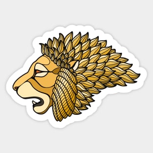 Assyrian Lion Sticker